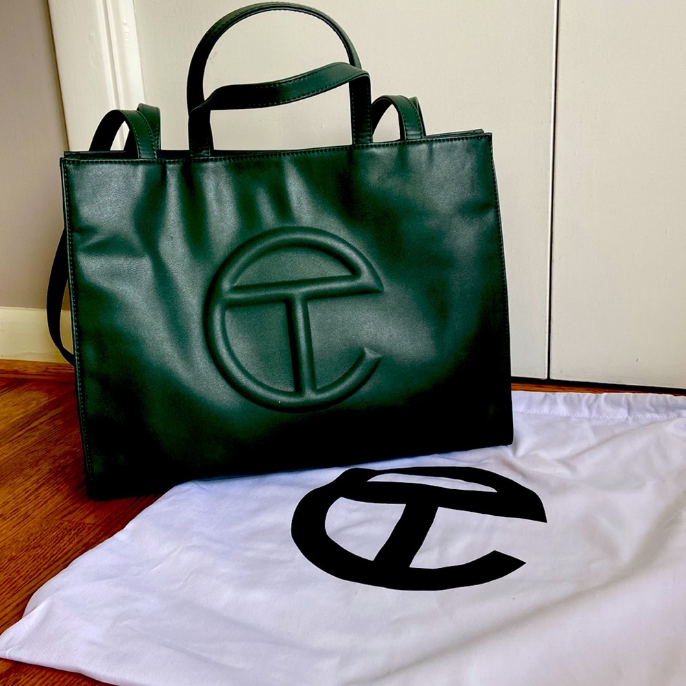 Telfar olive medium shopper